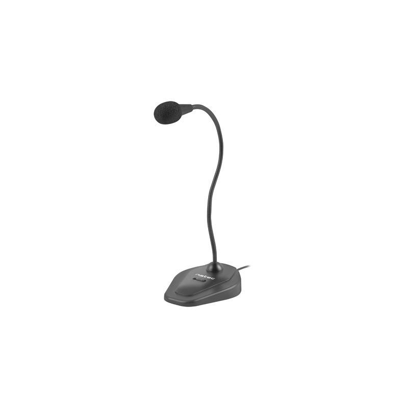 Mikrofon Natec Giraffe 2 czarny | PartsPC.pl