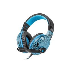 Słuchawki z mikrofonem Fury Hellcat LED Gaming czarno-niebie… | PartsPC.pl