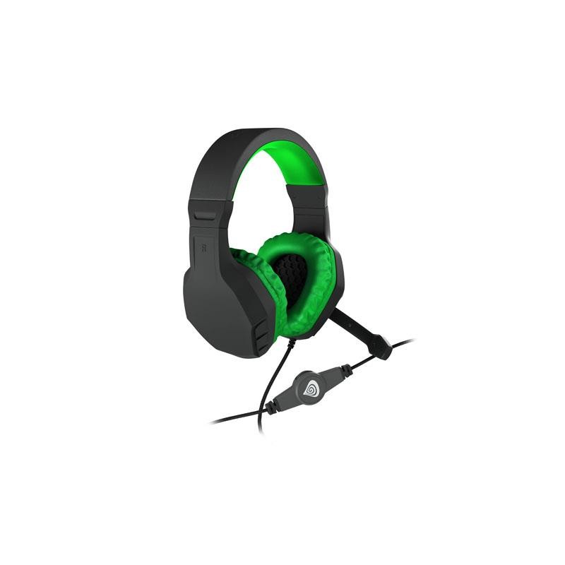 Słuchawki z mikrofonem Genesis Argon 200 Gaming czarno-zielo… | PartsPC.pl