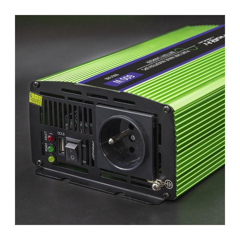 Przetwornica napięcia Qoltec Monolith | ładowanie baterii | UPS | 300W |
