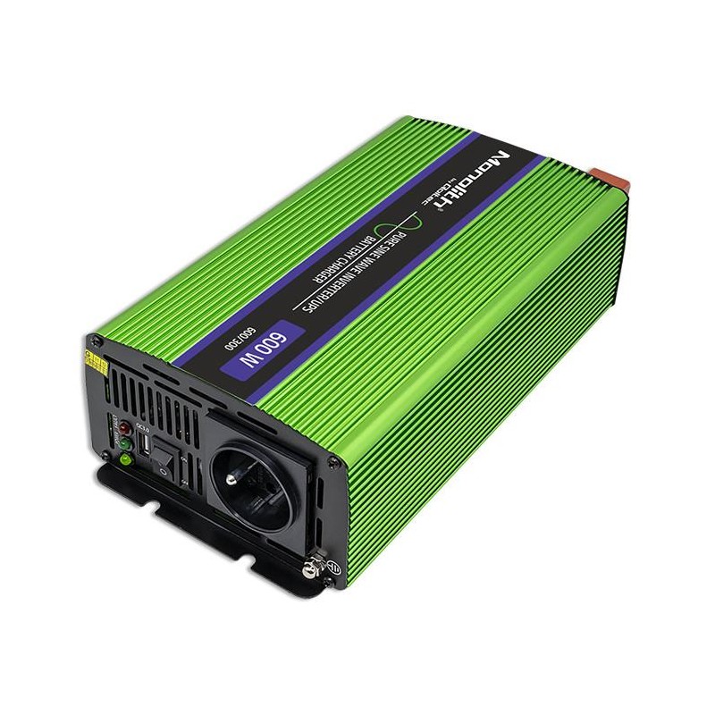 Przetwornica napięcia Qoltec Monolith | ładowanie baterii | UPS | 300W |