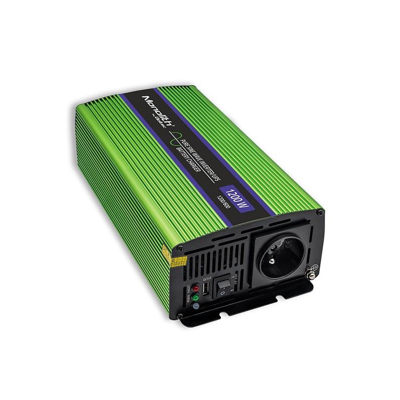 Przetwornica napięcia Qoltec Monolith | ładowanie baterii | UPS | 600W |