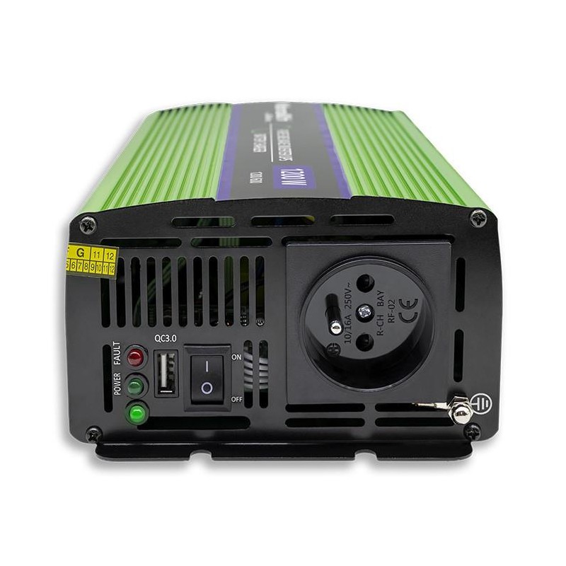 Przetwornica napięcia Qoltec Monolith | ładowanie baterii | UPS | 600W |