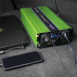 Przetwornica napięcia Qoltec Monolith | ładowanie baterii | UPS| 2000W |