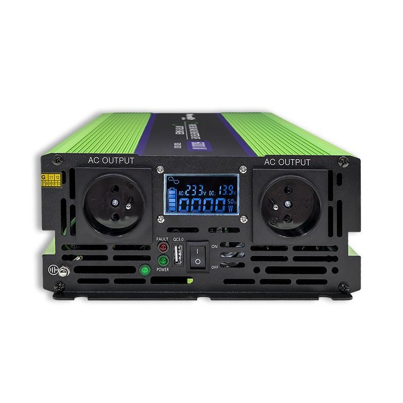 Przetwornica napięcia Qoltec Monolith | ładowanie baterii | UPS| 2000W |