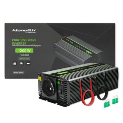 Przetwornica napięcia Qoltec Monolith | 600W | 1200W | 12V n… | PartsPC.pl
