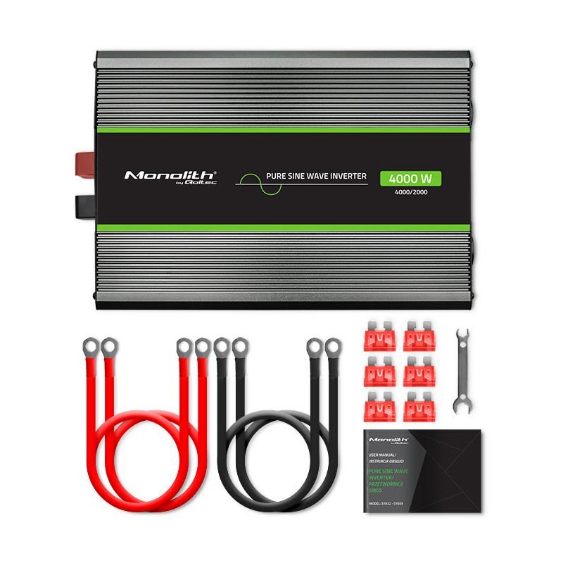 Qoltec Przetwornica napięcia Monolith | 2000W | 4000W | 2000… | PartsPC.pl