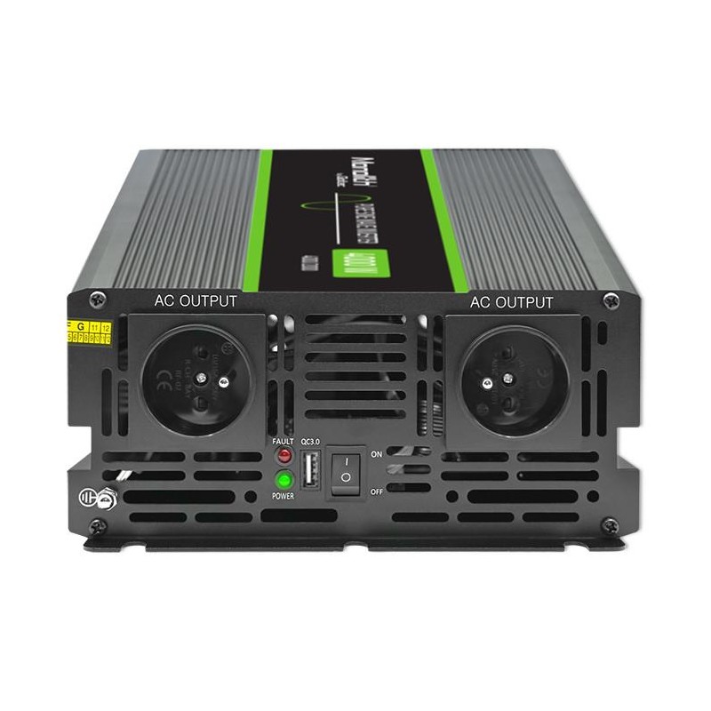 Qoltec Przetwornica napięcia Monolith | 2000W | 4000W | 2000… | PartsPC.pl