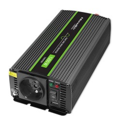 Przetwornica napięcia Qoltec Monolith | 600W | 1200W | 24V na 230V | Czysty