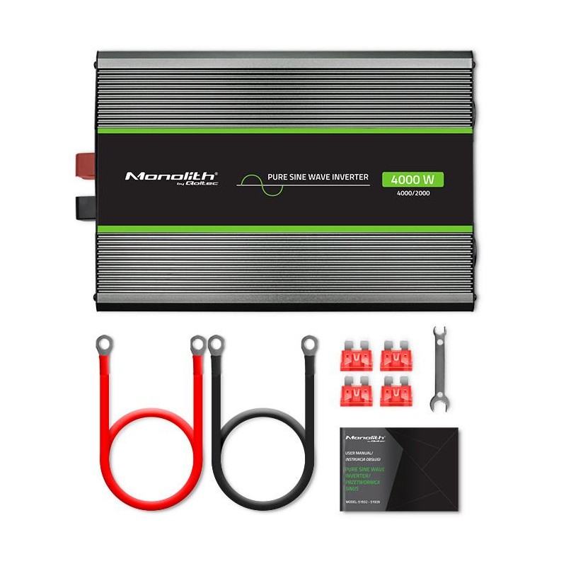Qoltec Przetwornica napięcia Monolith | 2000W | 4000W | 24V … | PartsPC.pl