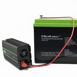 Przetwornica napięcia Qoltec Monolith |300W | 600W | 24V na 230V | Czysty