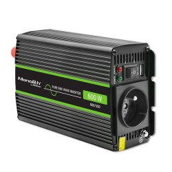 Przetwornica napięcia Qoltec Monolith |300W | 600W | 24V na 230V | Czysty