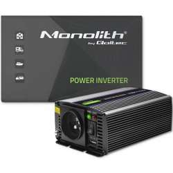 Przetwornica napięcia Qoltec Monolith 600 MS Wave | 12V na 2… | PartsPC.pl