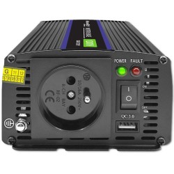 Przetwornica napięcia Qoltec Monolith 1200 MS Wave | 12V na … | PartsPC.pl