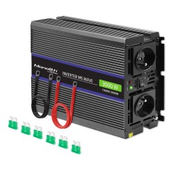 Qoltec Przetwornica napięcia Monolith 3000 MS Wave | 12V na … | PartsPC.pl