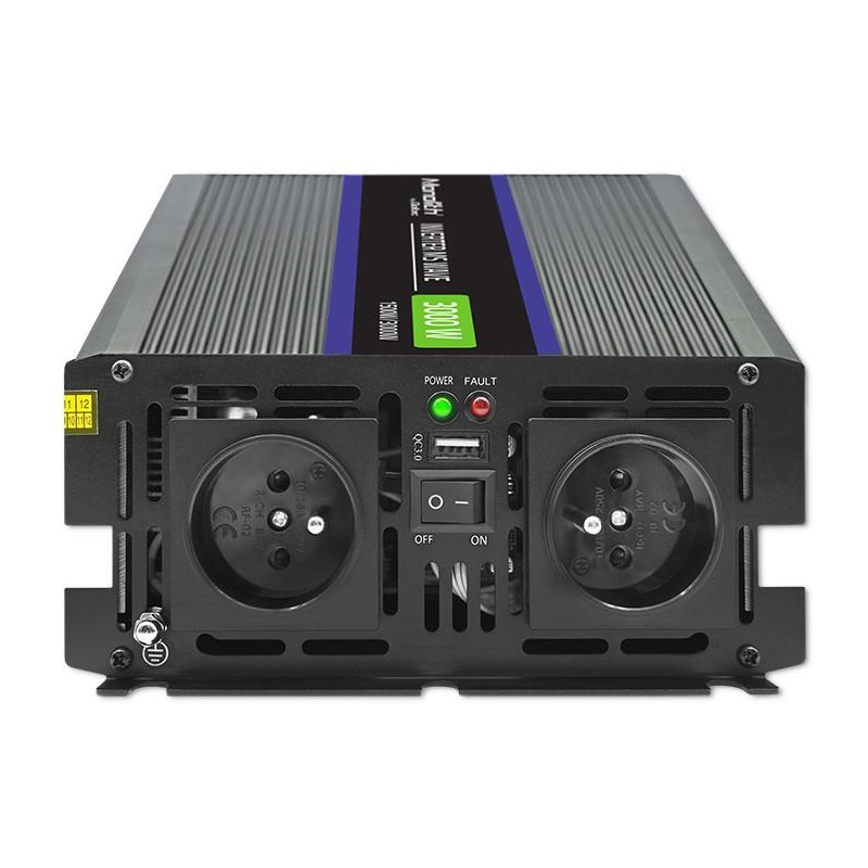 Qoltec Przetwornica napięcia Monolith 3000 MS Wave | 12V na … | PartsPC.pl