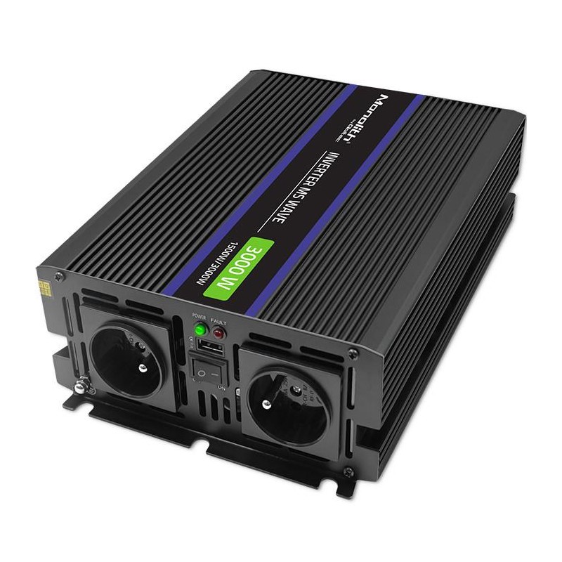 Qoltec Przetwornica napięcia Monolith 3000 MS Wave | 12V na … | PartsPC.pl