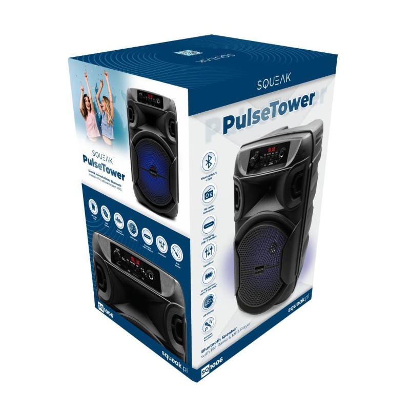 Głośnik karaoke SQUEAK PulseTower Bluetooth 5.3 EDR SQ1006… | PartsPC.pl