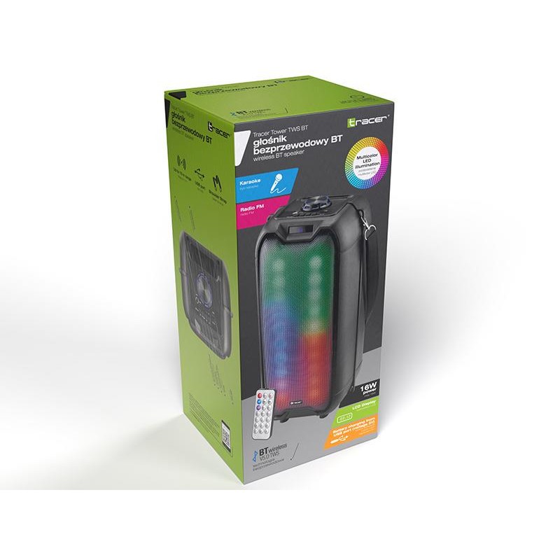 Głośniki Tracer Tower LED TWS Bluetooth | PartsPC.pl