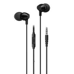 Słuchawki z mikrofonem Usams EP-47 stereo Jack 3,5mm czarne… | PartsPC.pl