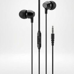 Słuchawki z mikrofonem Usams EP-47 stereo Jack 3,5mm czarne… | PartsPC.pl