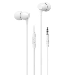 Słuchawki z mikrofonem Usams EP-47 stereo Jack 3,5mm białe… | PartsPC.pl