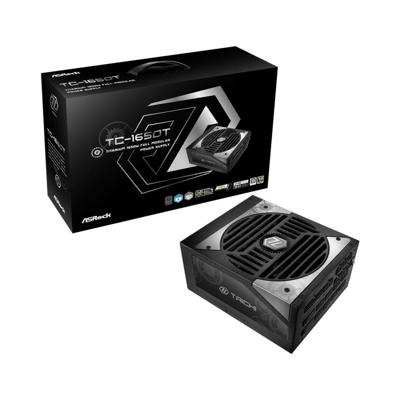 ASRock Zasilacz TC-1650T 1650W 80PLUS TITANUM modularny | PartsPC.pl