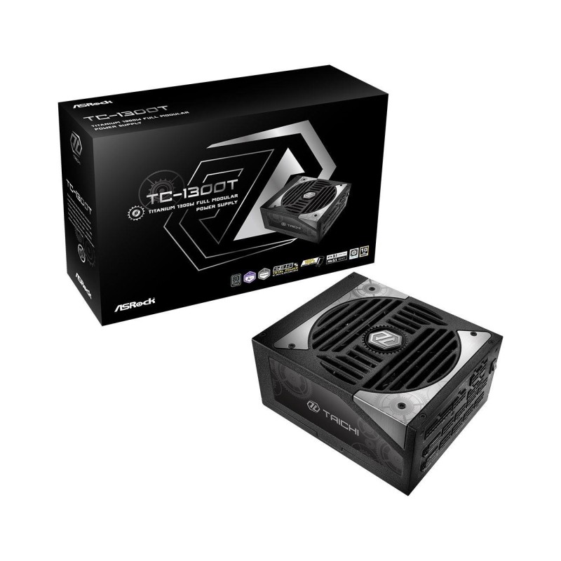 ASRock Zasilacz TC-1300T 1300W 80PLUS TITANUM modularny | PartsPC.pl