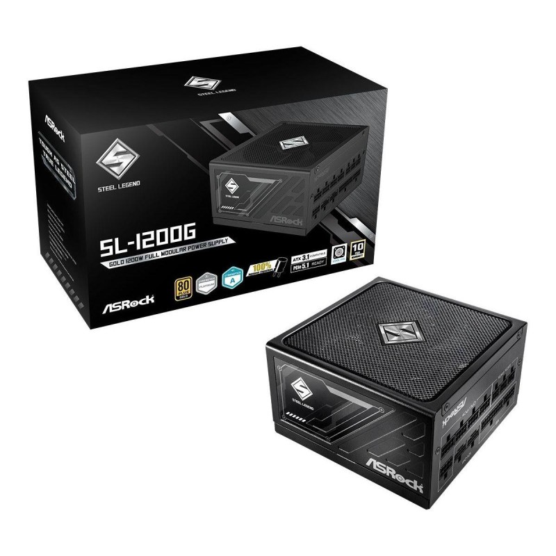 Zasilacz ASRock Steel Legend 1200W 80 PLUS Gold | PartsPC.pl