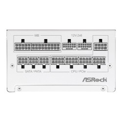 Zasilacz ASRock Steel Legend WHT 1200W 80 PLUS Gold | PartsPC.pl
