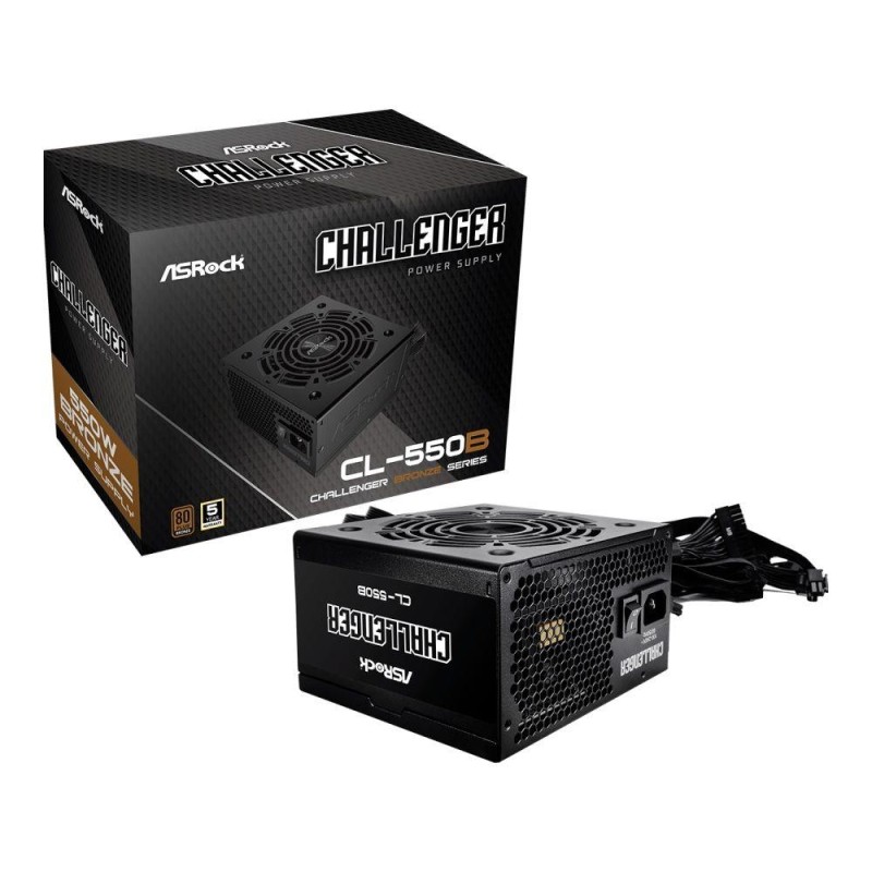 ASRock Zasilacz CL-550B 550W 80PLUS BRONZE | PartsPC.pl