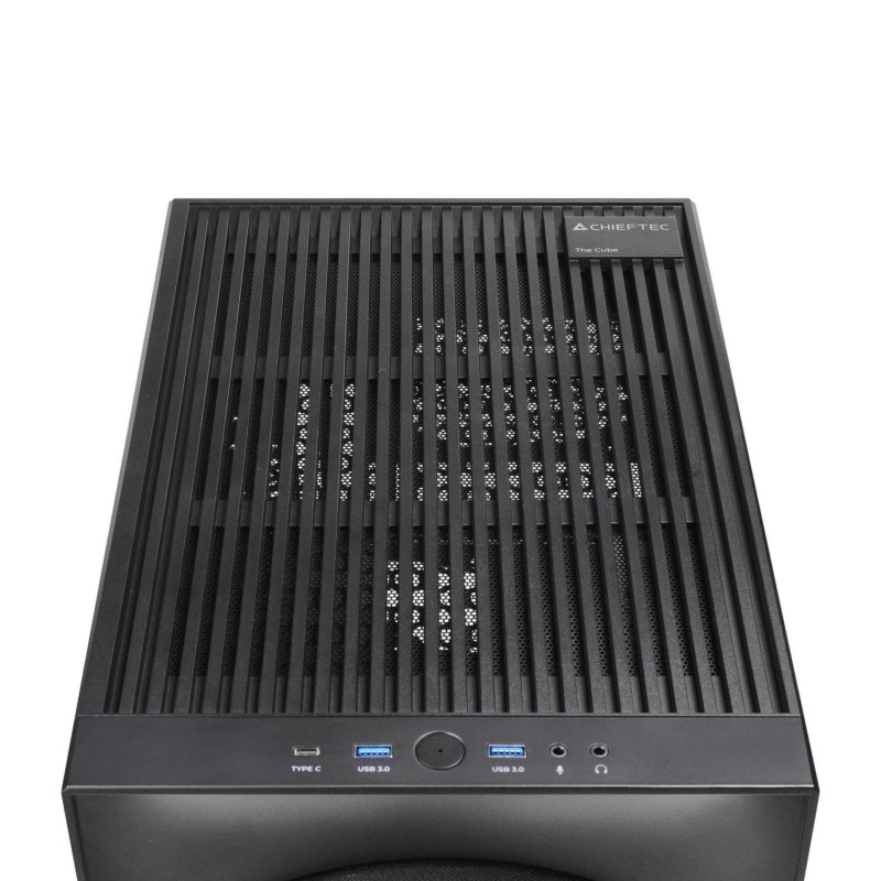 Chieftec Obudowa CI-03B-OP mATX The Cube czarna | PartsPC.pl