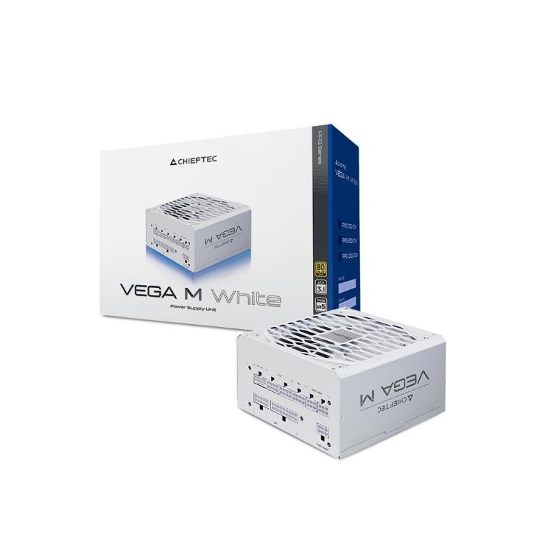 Zasilacz Chieftec VEGA M White PPG-1000-CW 1000W ATX 135mm 8… | PartsPC.pl