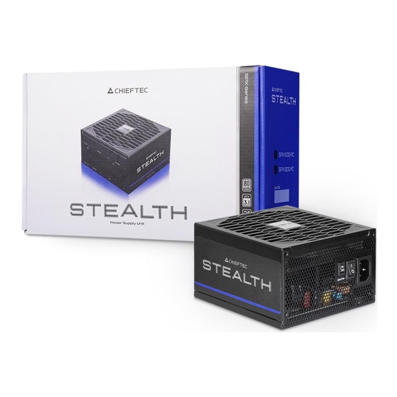 Chieftec Zasilacz SPX-1000-FC STEALTH 80+ Platinum | PartsPC.pl