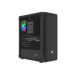Obudowa Fury SHOBO SH4 RGB ATX Midi Tower z oknem czarna | PartsPC.pl