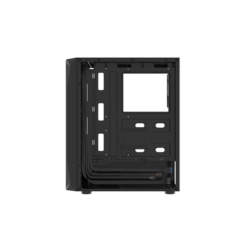 Obudowa Fury SHOBO SH4F ATX Midi Tower z oknem czarna | PartsPC.pl