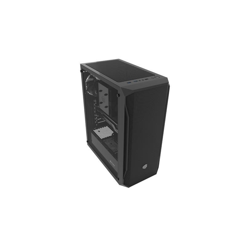 Obudowa Fury SHOBO SH4F ATX Midi Tower z oknem czarna | PartsPC.pl