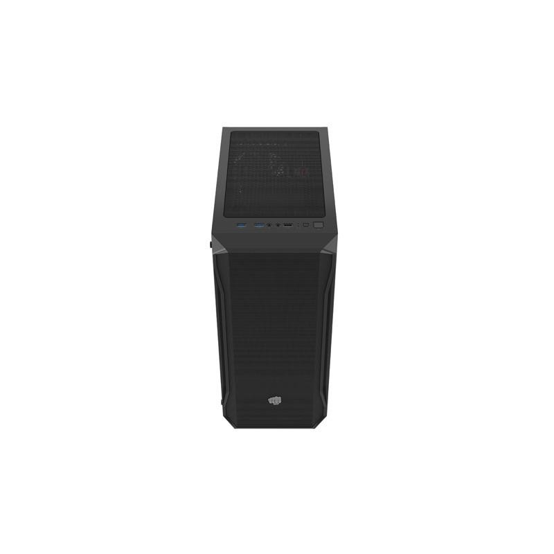 Obudowa Fury SHOBO SH4F ATX Midi Tower z oknem czarna | PartsPC.pl