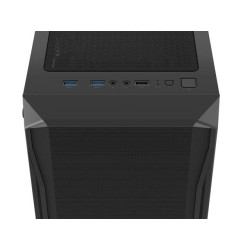 Obudowa Fury SHOBO SH4F ATX Midi Tower z oknem czarna | PartsPC.pl