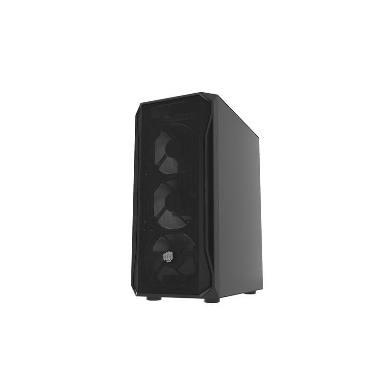 Obudowa Fury SHOBO SH4F ATX Midi Tower z oknem czarna | PartsPC.pl