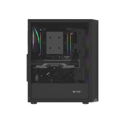 Obudowa Fury SHOBO SH4F RGB ATX Midi Tower z oknem czarna | PartsPC.pl