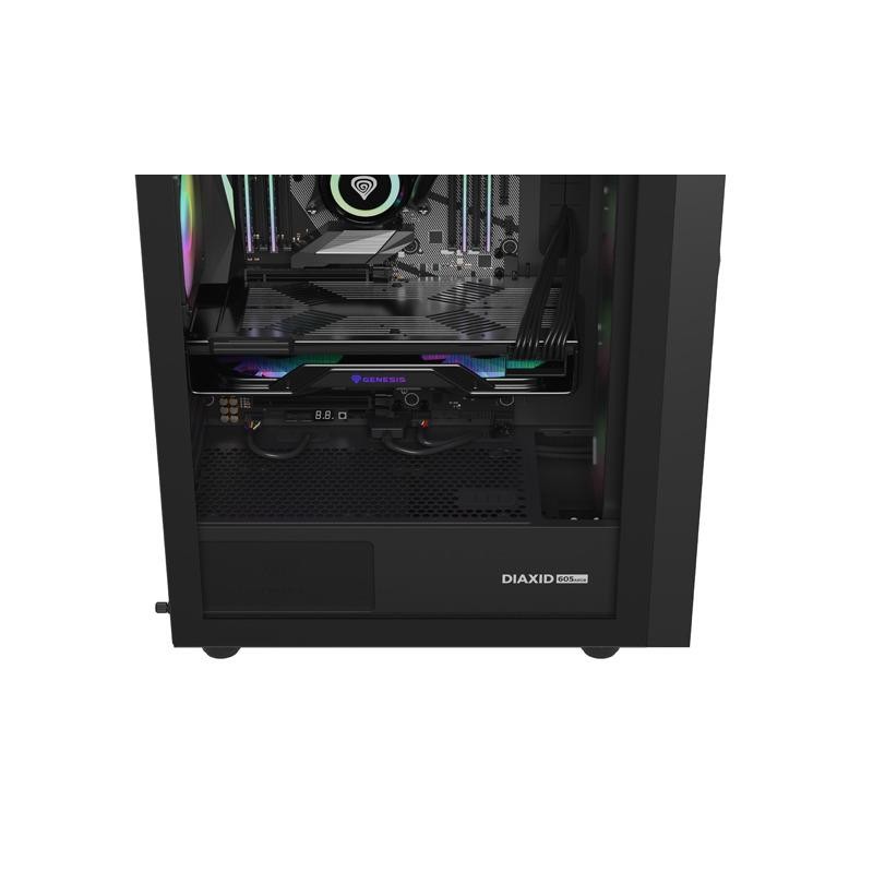 Obudowa Genesis Diaxid 605 ARGB Midi Towar (z oknem, USB-C) … | PartsPC.pl