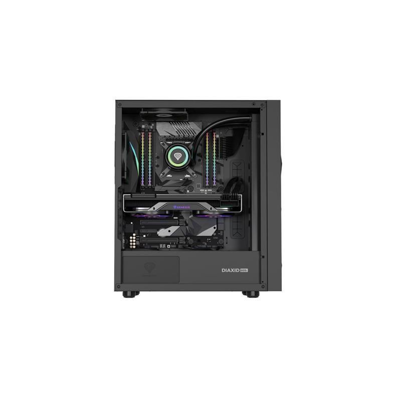 Obudowa Genesis Diaxid 605F Midi Towar (z oknem, USB-C)... | PartsPC.pl