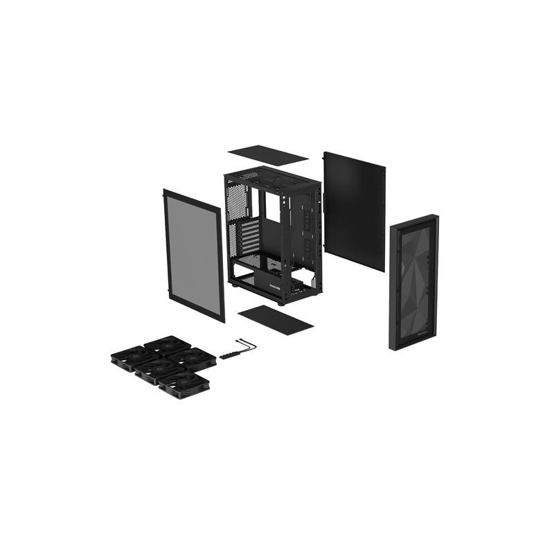 Obudowa Genesis Diaxid 605F Midi Towar (z oknem, USB-C)... | PartsPC.pl
