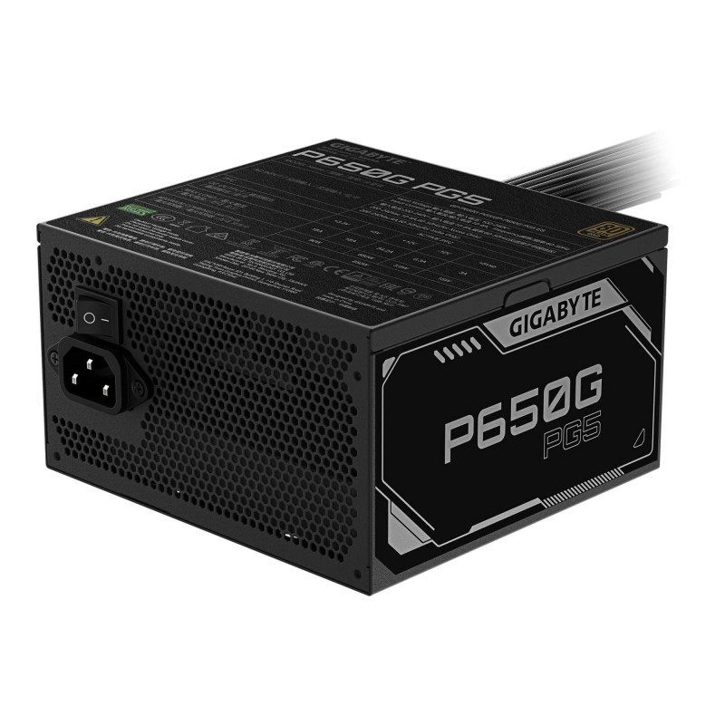 Zasilacz Gigabyte GP-P650G PG5 650W 120mm 80+Gold | PartsPC.pl