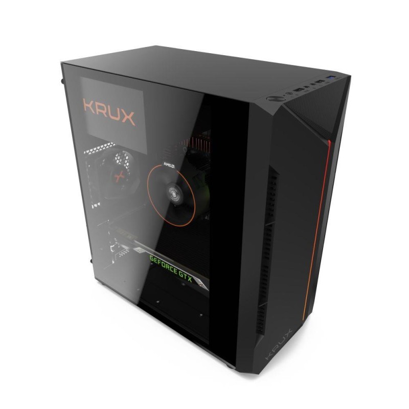 Obudowa KRUX Astro mATX/mITX z oknem, bez zasilacza | PartsPC.pl