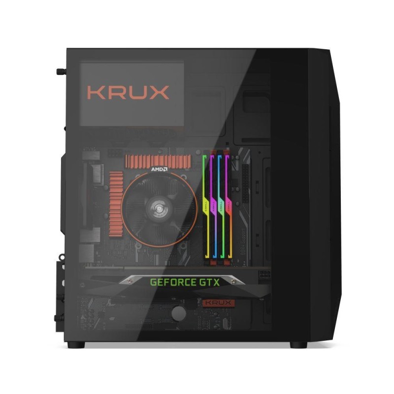 Obudowa KRUX Astro mATX/mITX z oknem, bez zasilacza | PartsPC.pl