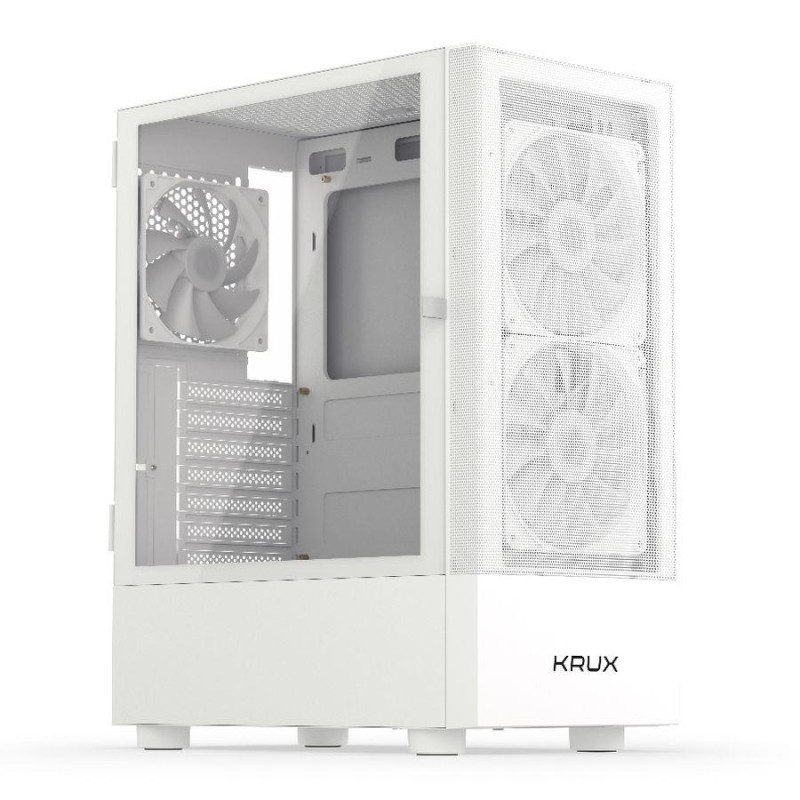 Krux Obudowa - Vako White RGB | PartsPC.pl