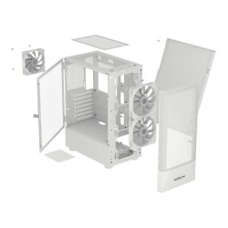 Krux Obudowa - Vako White RGB | PartsPC.pl