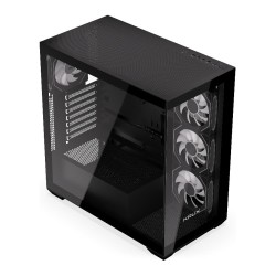 Obudowa Krux Exo ATX RGB z oknem bez zasilacza czarna | PartsPC.pl